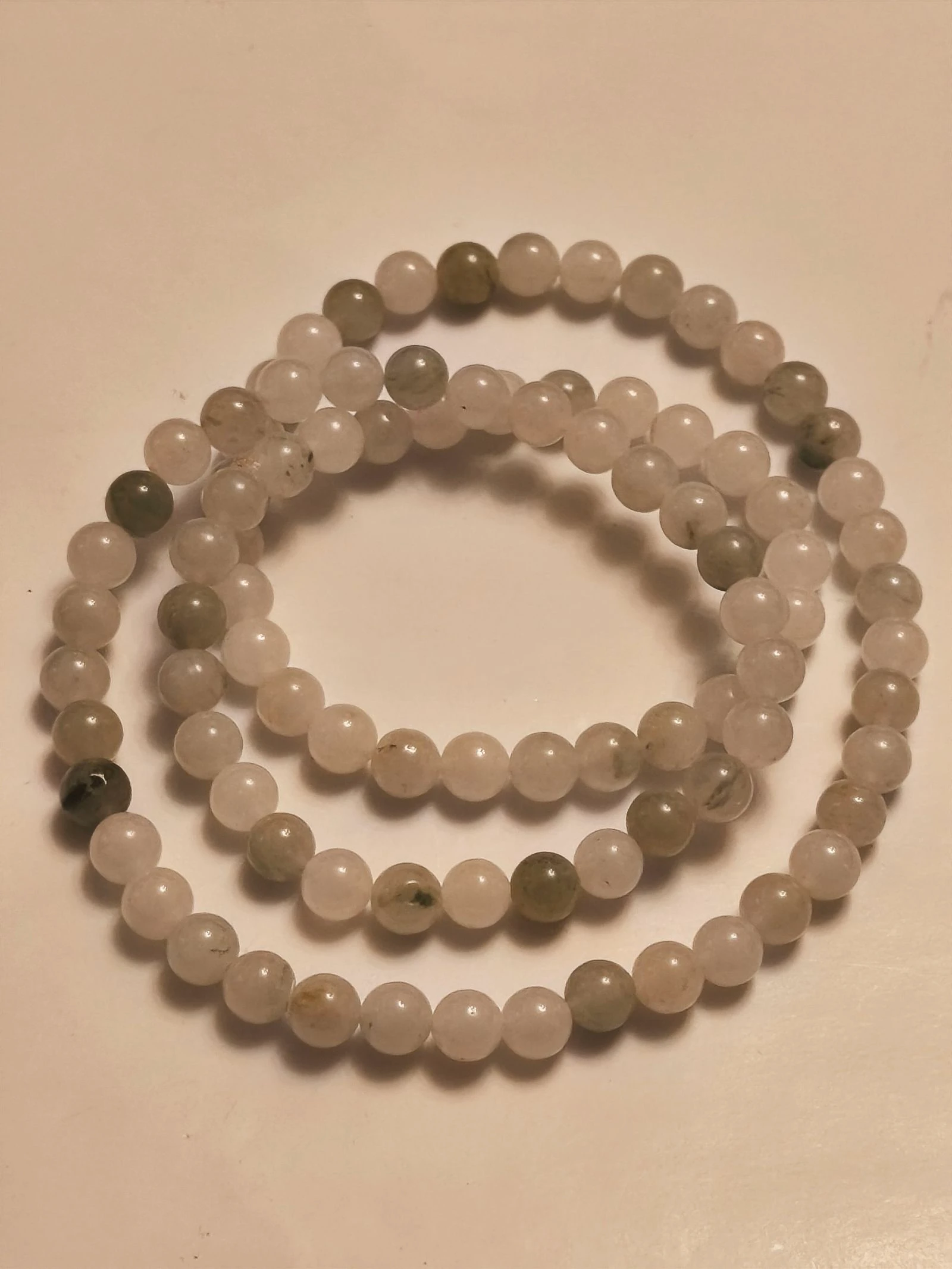 Necklace of light agates with 80 centimeters – photo 14